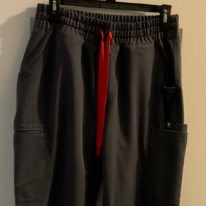 Charcoal Grey Womens Figs Pants